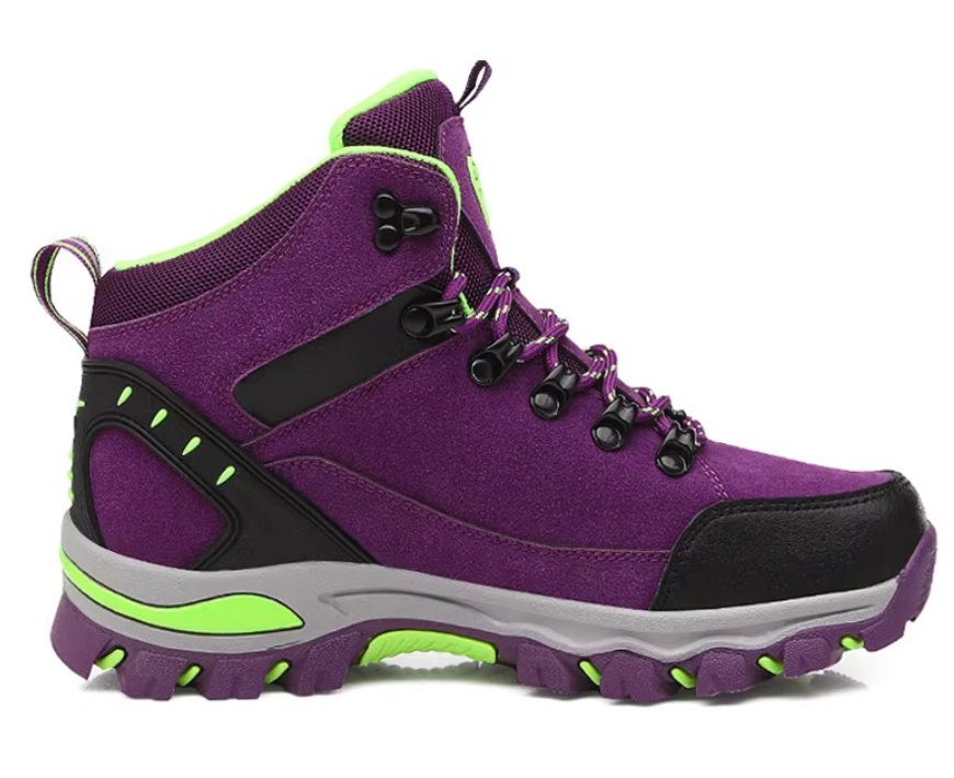Bottes de randonnée d'hiver mixtes, doublure chaude
