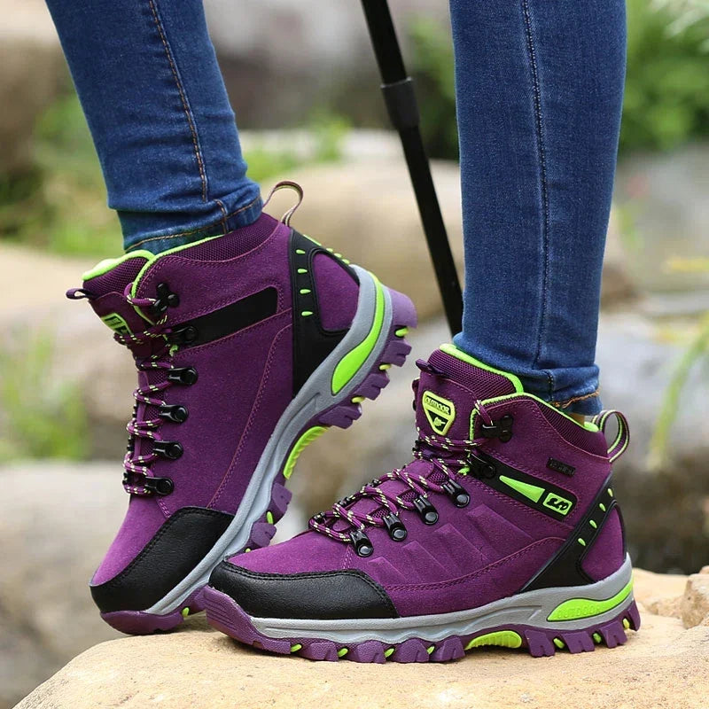 Bottes de randonnée d'hiver mixtes, doublure chaude