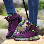 Bottes de randonnée d'hiver mixtes, doublure chaude