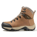Bottes de randonnée homme en cuir, chaudes et imperméables, kaki