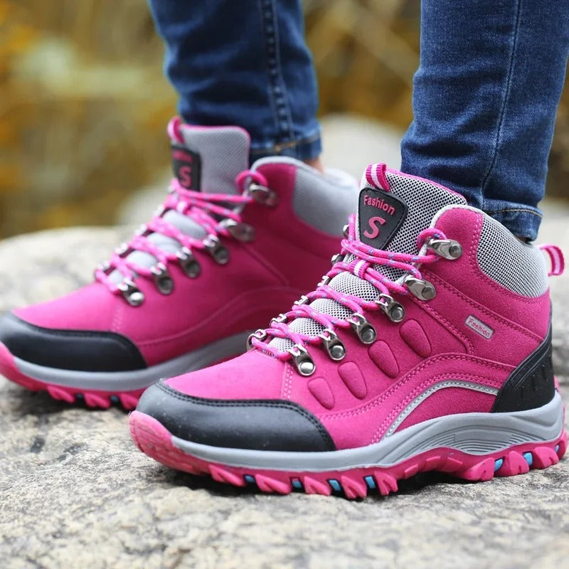 Chaussures de randonnée montantes imperméables, unisexe