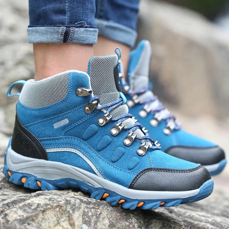 Chaussures de randonnée montantes imperméables, unisexe