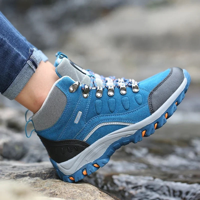 Chaussures de randonnée montantes imperméables, unisexe
