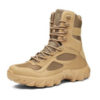 Bottes de randonnée homme tactiques, bout renforcé, sable ou noir, sable