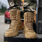 Bottes de randonnée homme tactiques, bout renforcé, sable ou noir
