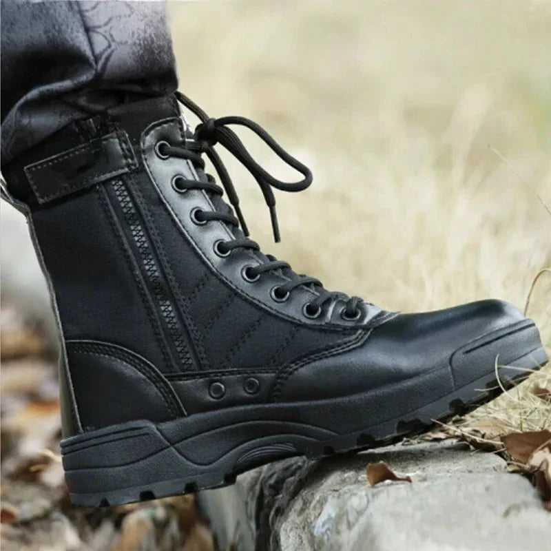 Bottes de randonnée mixtes, embout renforcé, semelle caoutchouc