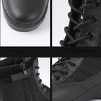 Bottes de randonnée mixtes, embout renforcé, semelle caoutchouc
