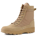 Bottes de randonnée mixtes, embout renforcé, semelle caoutchouc, sable