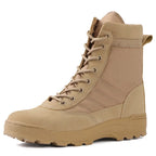 Bottes de randonnée mixtes, embout renforcé, semelle caoutchouc, sable