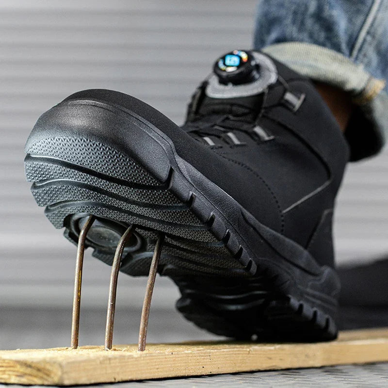Chaussures de sécurité montantes imperméables, embout acier