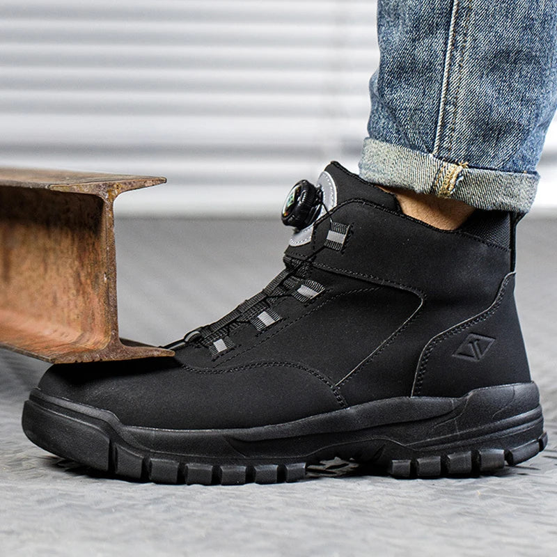 Chaussures de sécurité montantes imperméables, embout acier