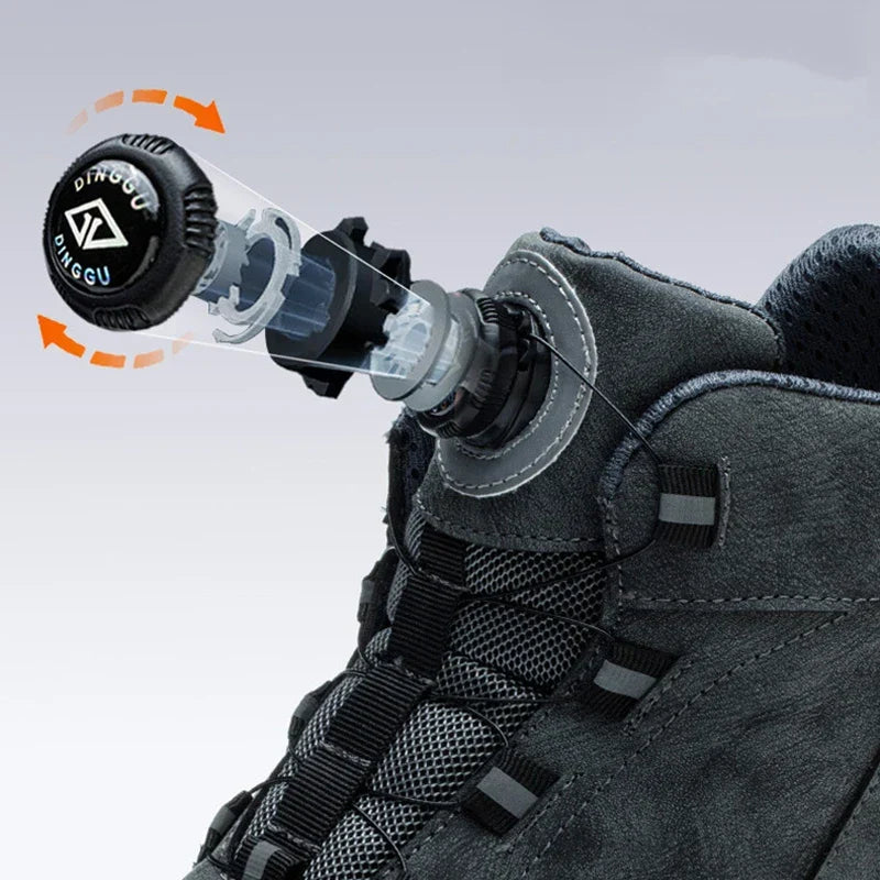 Chaussures de sécurité montantes imperméables, embout acier