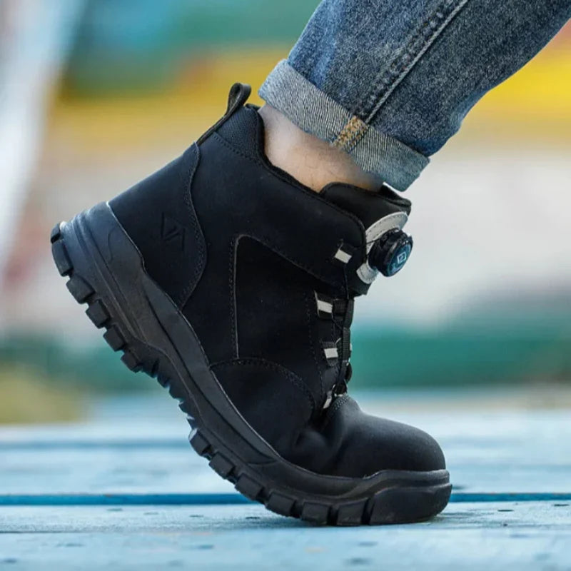 Chaussures de sécurité montantes imperméables, embout acier