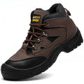 Bottes de sécurité homme à embout acier, marron, du 39 au 46, marron