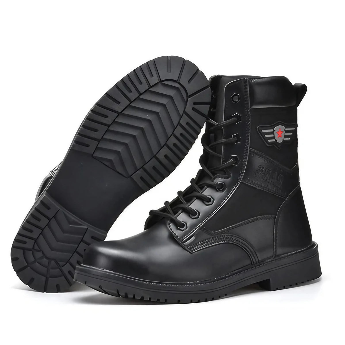 Bottes de sécurité mixtes à embout acier, semelle antidérapante