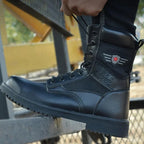 Bottes de sécurité mixtes à embout acier, semelle antidérapante