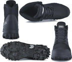 Bottes de sécurité unisexe à embout acier, tige imperméable