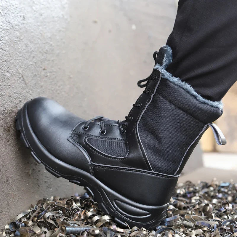 Bottes de sécurité mixtes à embout acier, doublées ou fourrées