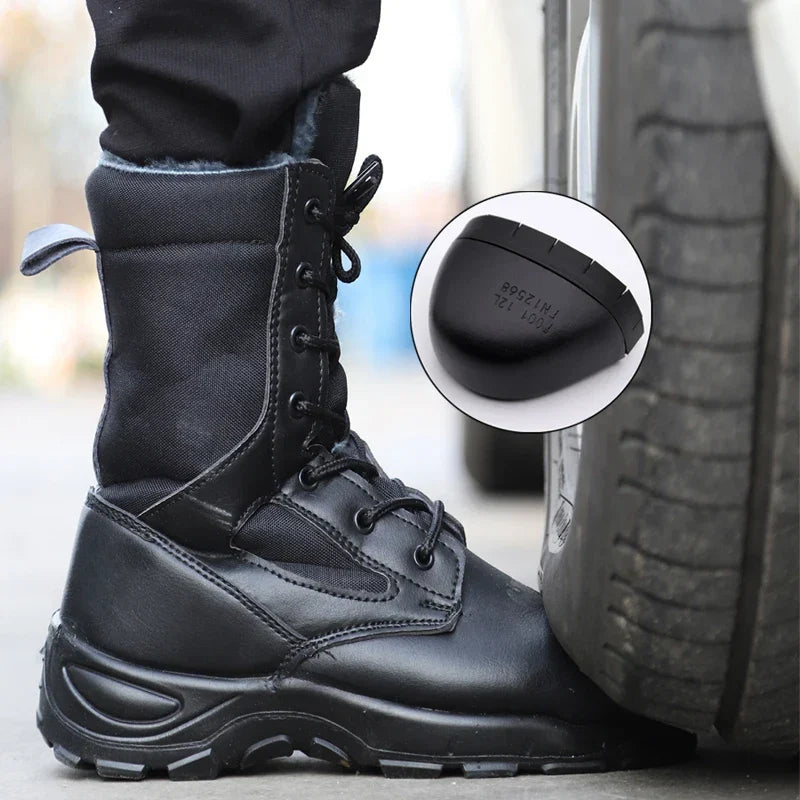 Bottes de sécurité mixtes à embout acier, doublées ou fourrées