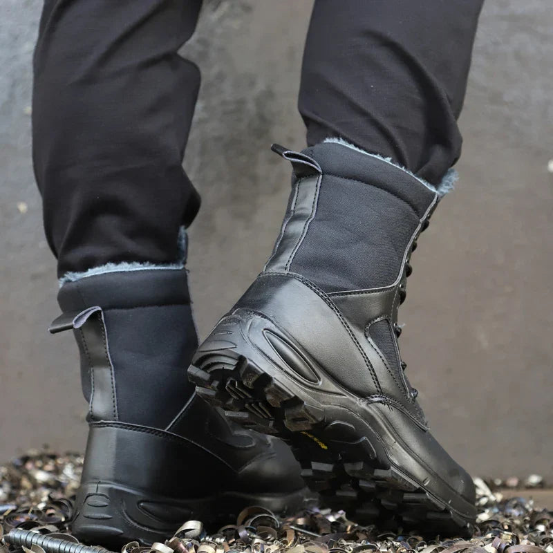 Bottes de sécurité mixtes à embout acier, doublées ou fourrées