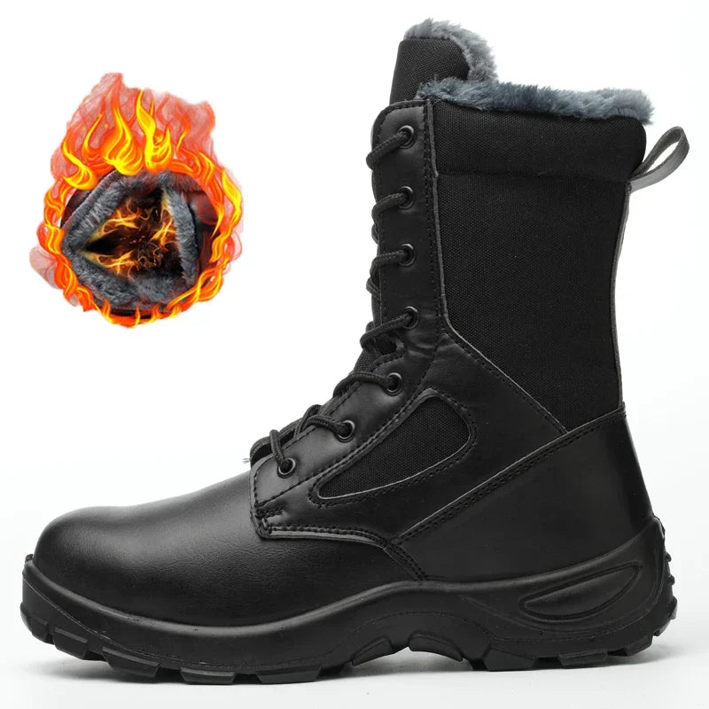 Bottes de sécurité mixtes à embout acier, doublées ou fourrées