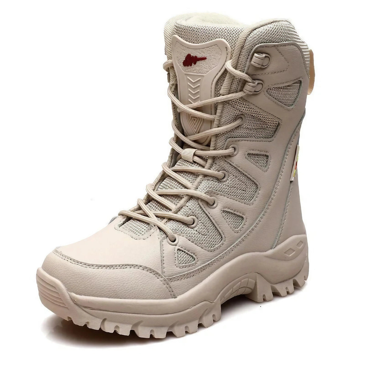Bottes de randonnée tactiques mixtes, semelle EVA, option fourrée, beige