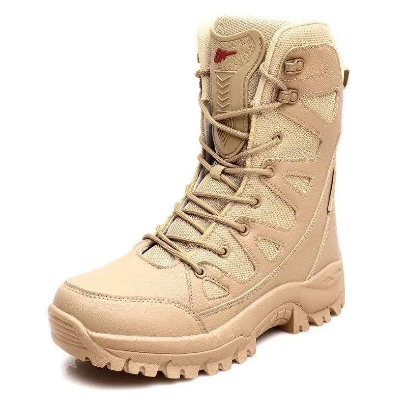 Bottes de randonnée tactiques mixtes, semelle EVA, option fourrée, marron