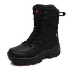 Bottes de randonnée tactiques mixtes, semelle EVA, option fourrée, noir