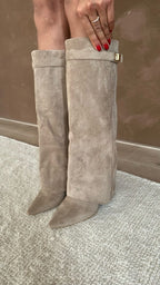 Bottes femme à fermeture éclair, ligne épurée, cinq coloris