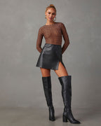 Bottes femme noires pour l'hiver, tige haute, du 34 au 39