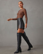 Bottes femme noires pour l'hiver, tige haute, du 34 au 39