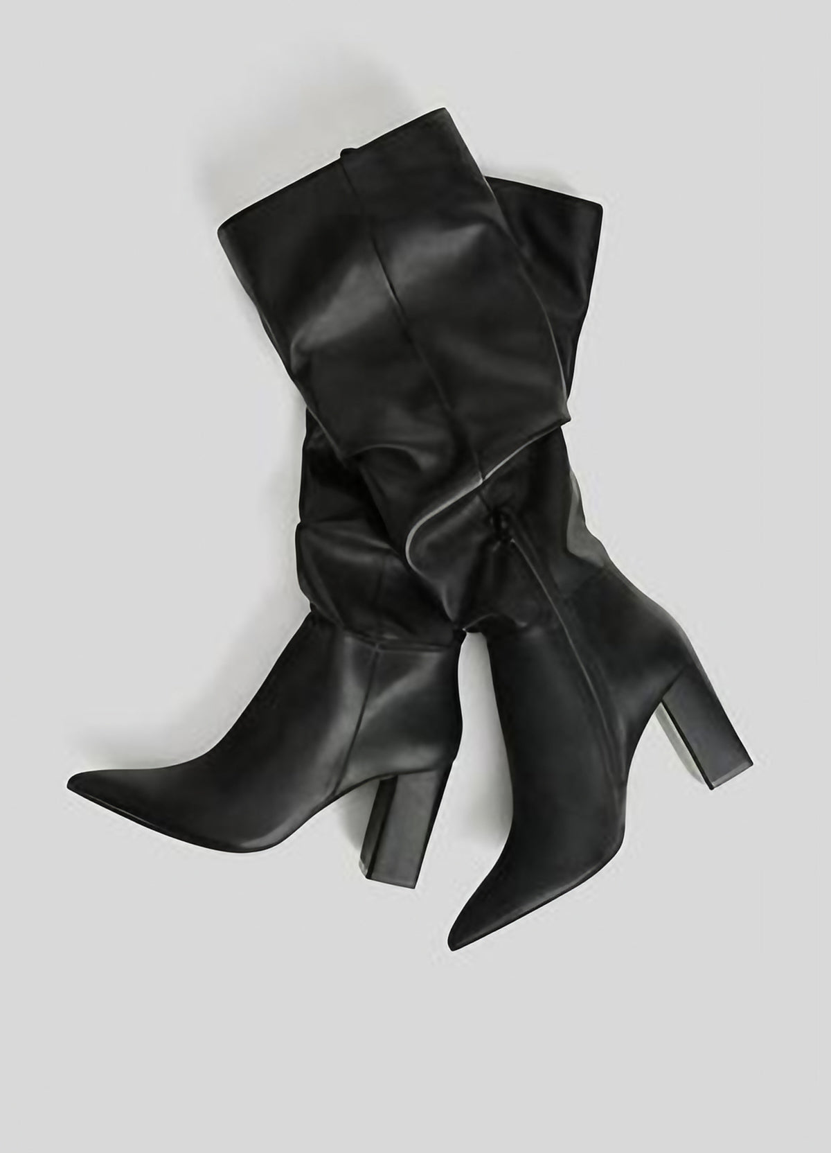 Bottes femme noires pour l'hiver, tige haute, du 34 au 39, noir
