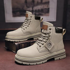 Bottes homme doublées, semelle antidérapante, du 39 au 45, gris