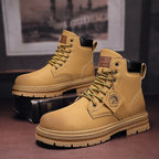 Bottes homme doublées, semelle antidérapante, du 39 au 45, marron