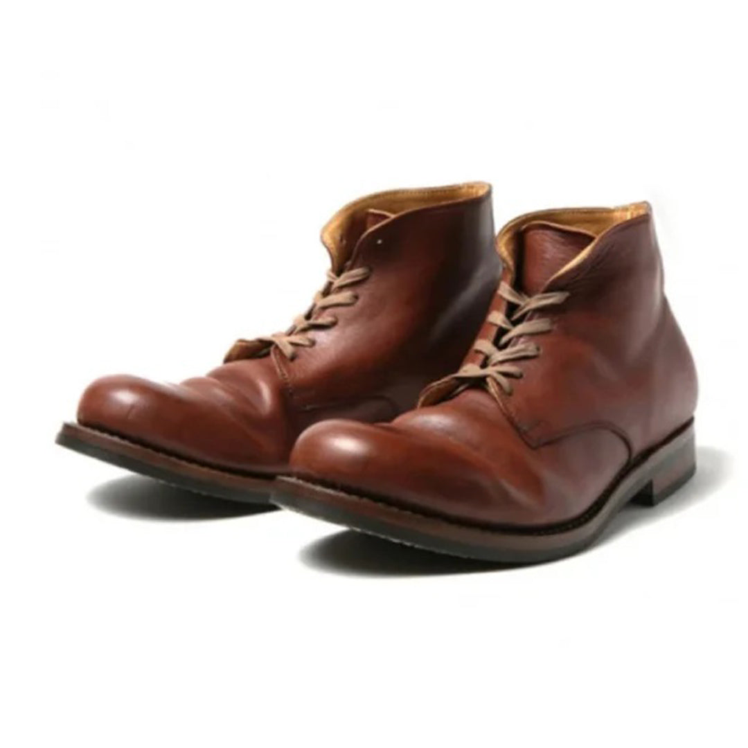 Bottes montantes homme à talon, noir ou marron, du 34 au 45, marron