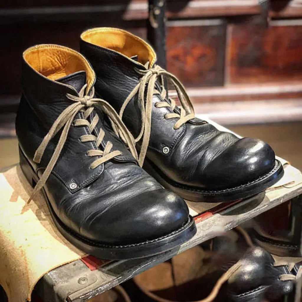 Bottes montantes homme à talon, noir ou marron, du 34 au 45