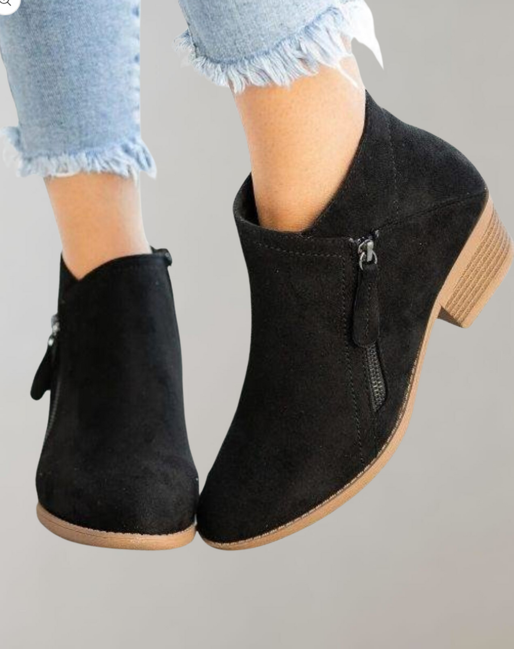 Bottes orthopédiques femme, semelle rembourrée, quatre coloris, noir