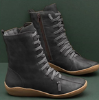 Bottines femme à semelle souple antidérapante, cinq coloris, noir