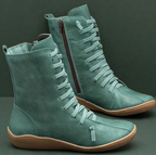 Bottines femme à semelle souple antidérapante, cinq coloris, vert
