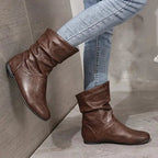 Bottines femme tige mi-haute, semelle antidérapante, 35 au 43