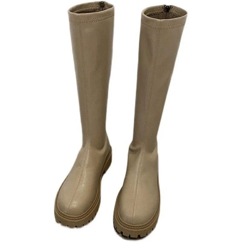 Bottes hautes femme imperméables, doublure légère ou chaude