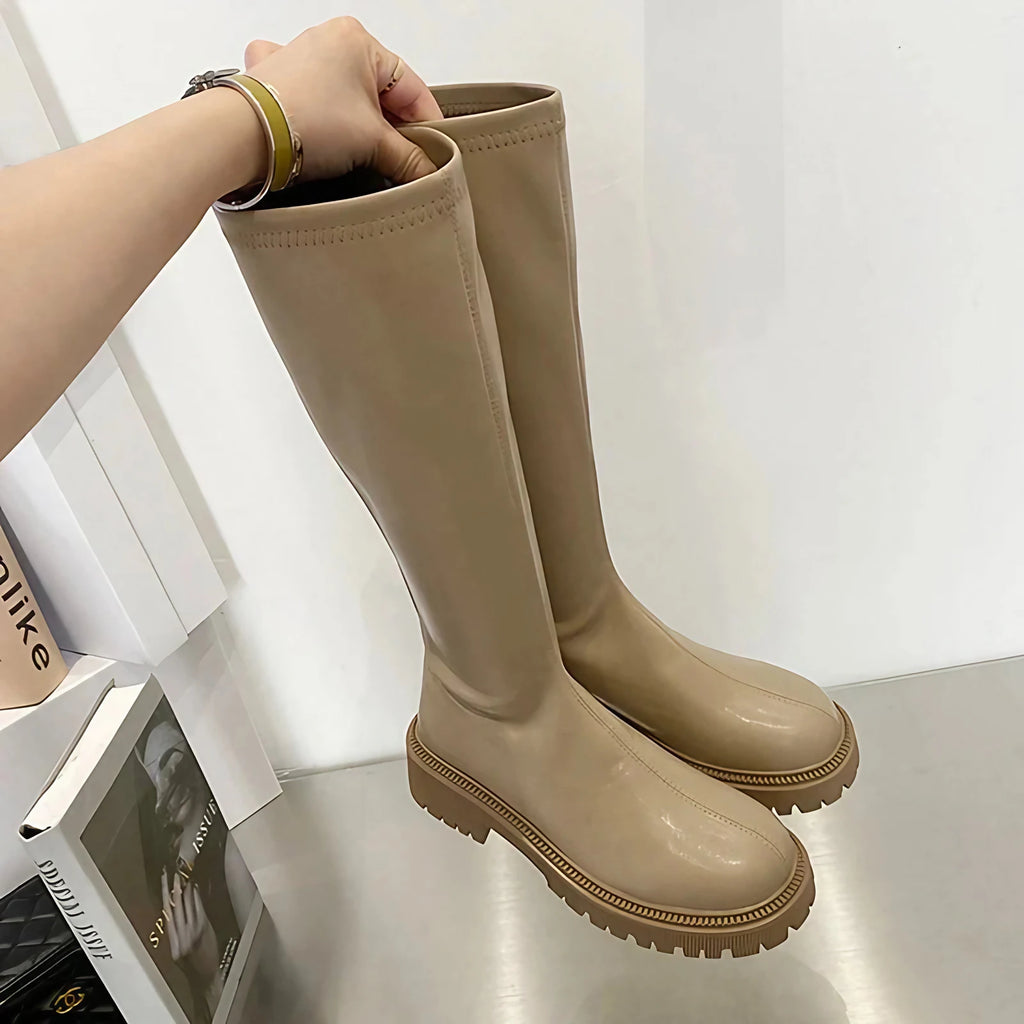 Bottes hautes femme imperméables, doublure légère ou chaude