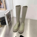 Bottes hautes femme imperméables, doublure légère ou chaude