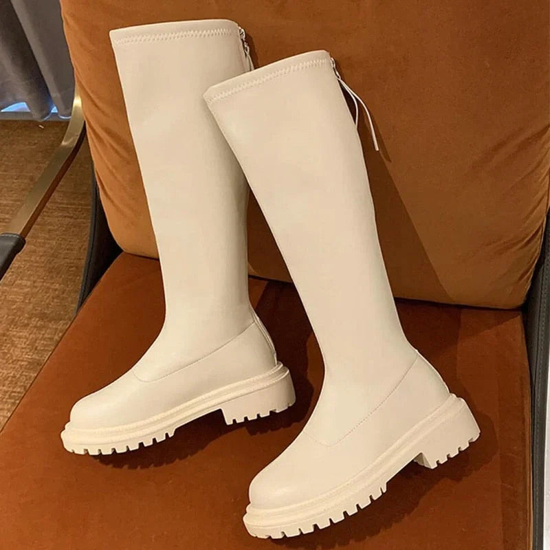 Bottes hautes femme imperméables, doublure légère ou chaude
