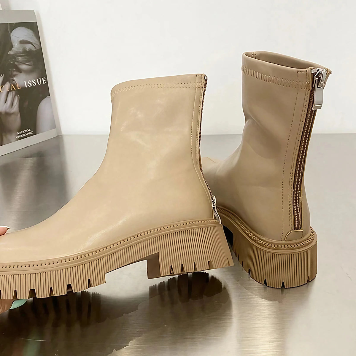 Bottes hautes femme imperméables, doublure légère ou chaude