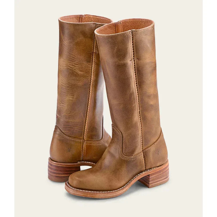 Bottes hautes femme à talon bloc et bout carré, du 35 au 46