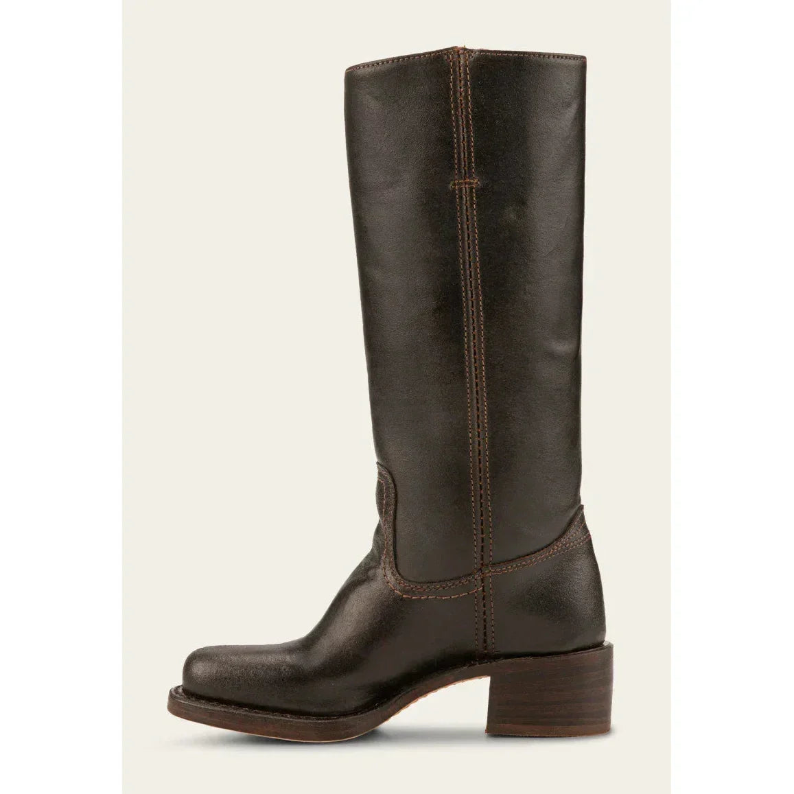 Bottes hautes femme à talon bloc et bout carré, du 35 au 46