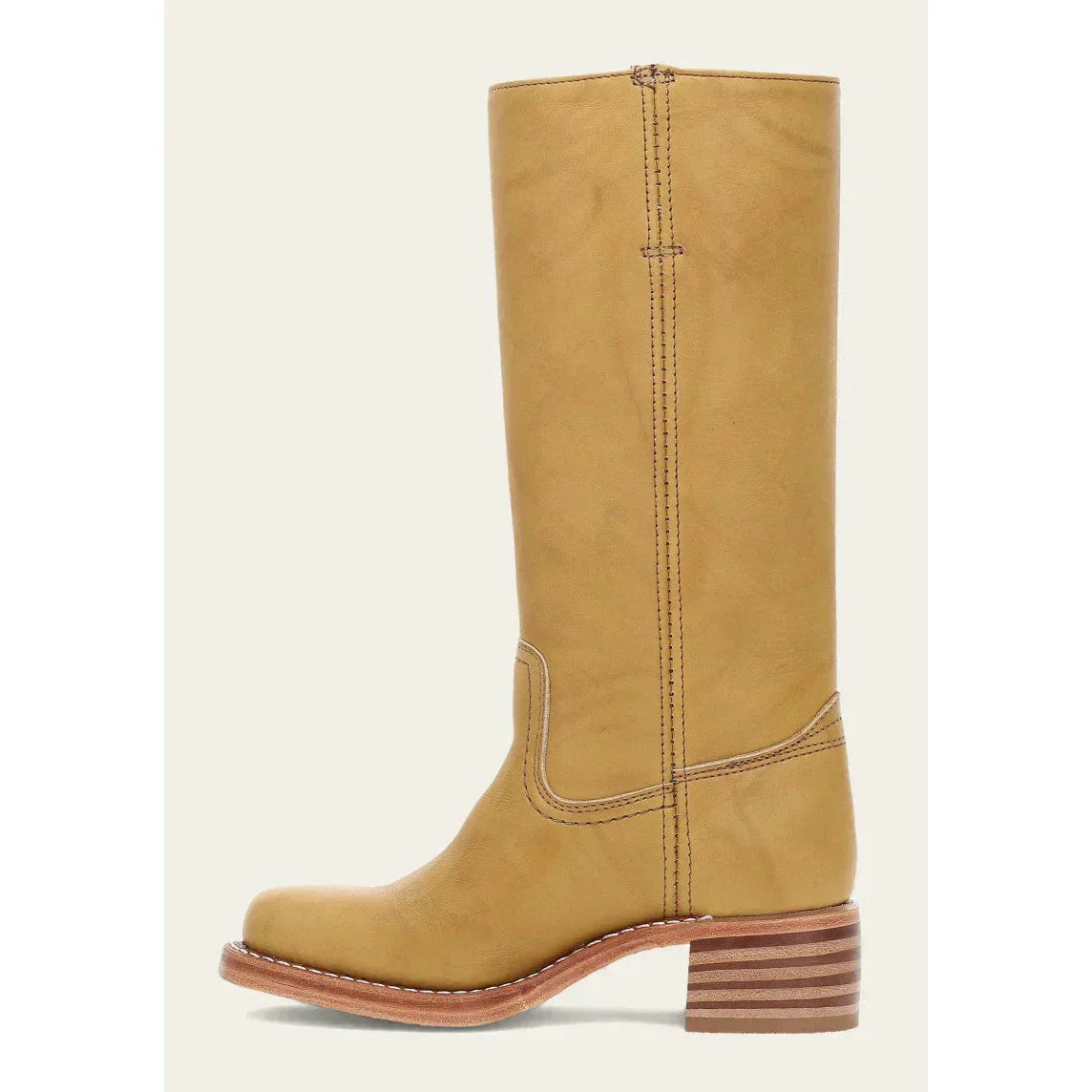 Bottes hautes femme à talon bloc et bout carré, du 35 au 46