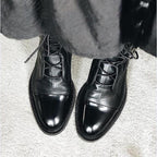 Bottes hautes femme à lacets et zip latéral, talon moyen