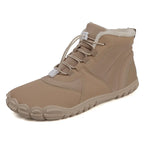 Bottes d'hiver pieds nus mixtes, doublure fourrée, du 36 au 47, beige